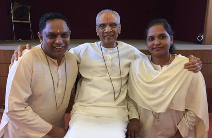 SA Sreedharan Ji, Swami A.Parthasarathy, Sartitha Ji
