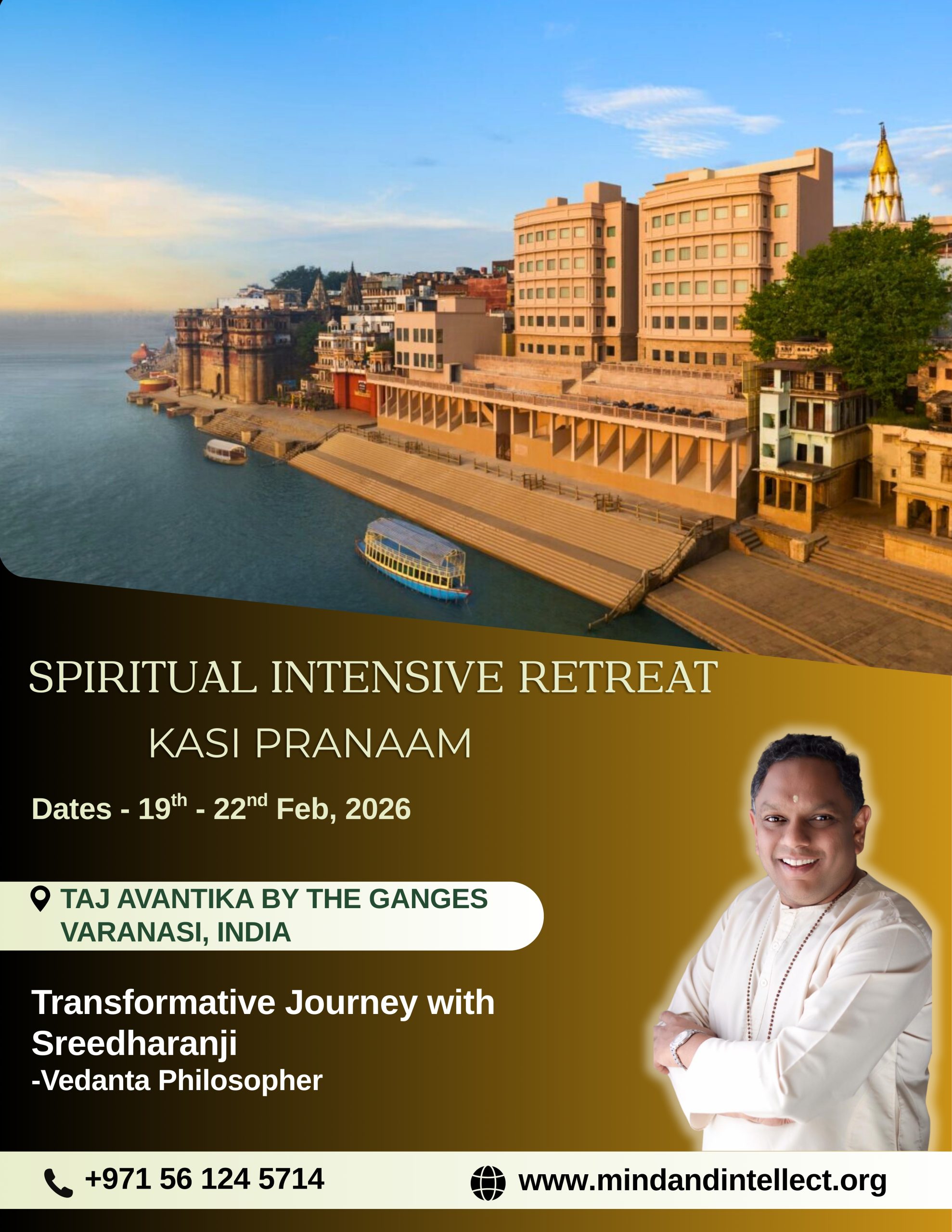 Spiritual Intensive Retreat | Kasi Pranaam | SA Sreedharan ji | Mind and Intellect | 1