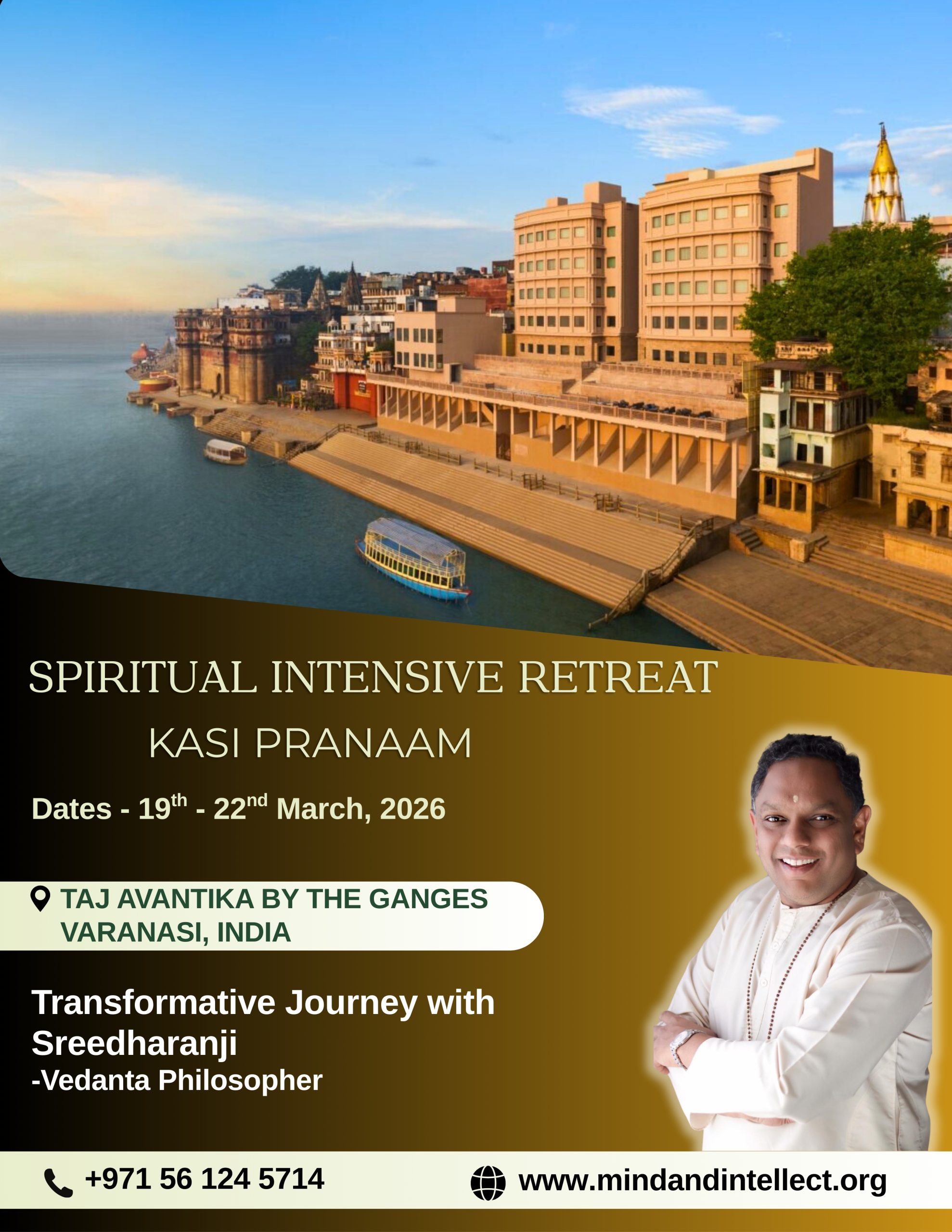 Spiritual Intensive Retreat | Kasi Pranaam | SA Sreedharan ji | Mind and Intellect | 1
