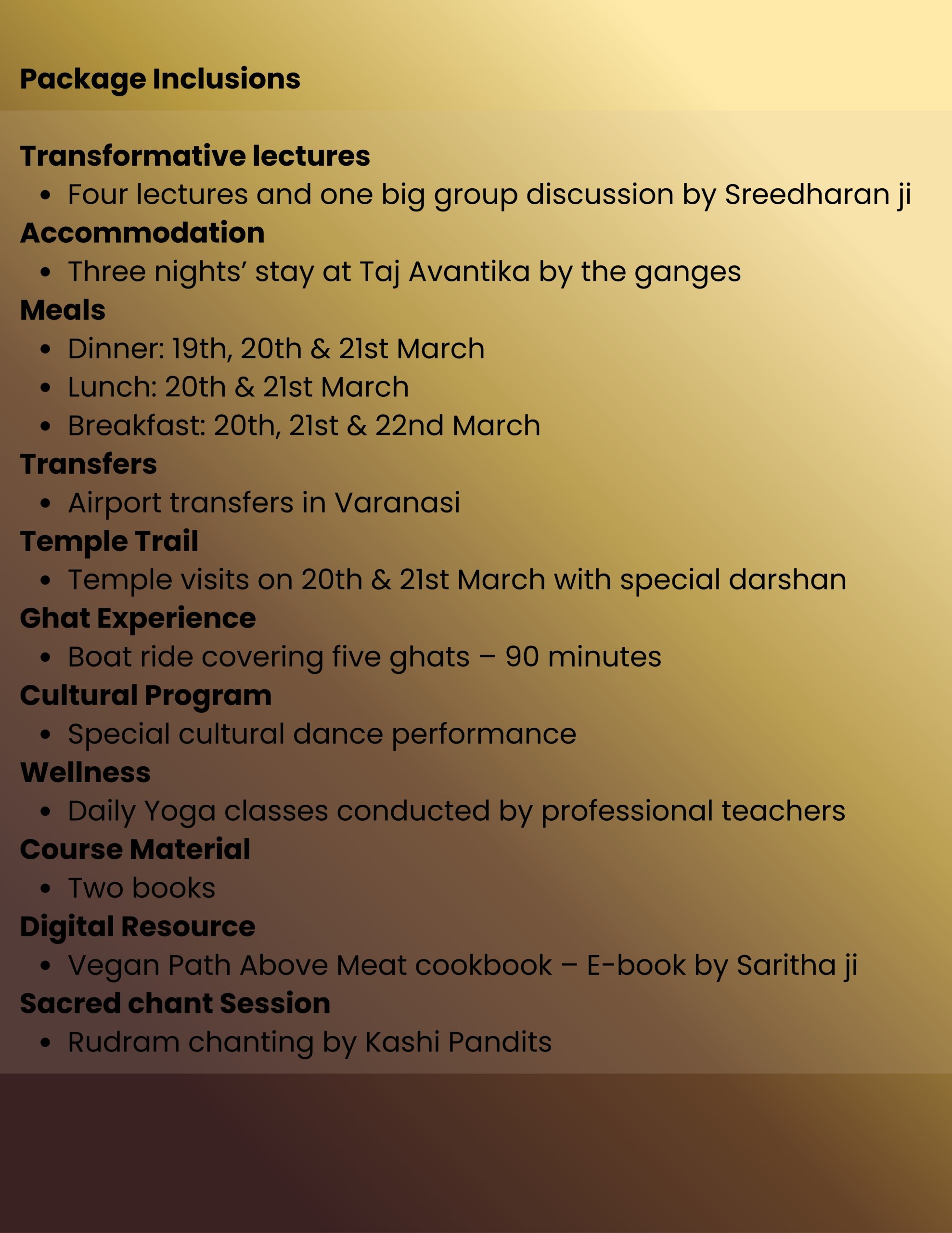 Spiritual Intensive Retreat | Kasi Pranaam | SA Sreedharan ji | Mind and Intellect | 7