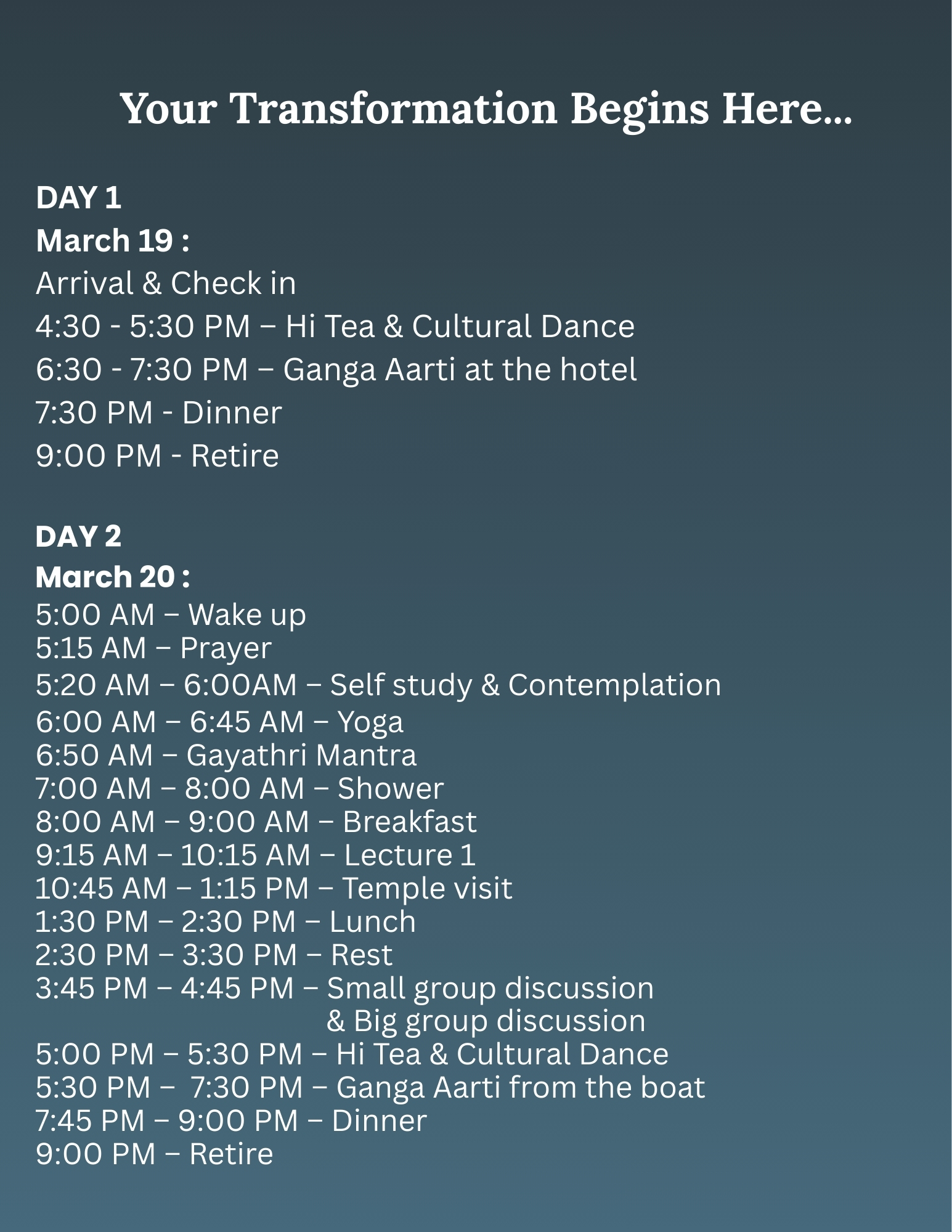 Spiritual Intensive Retreat | Kasi Pranaam | SA Sreedharan ji | Mind and Intellect | P-3