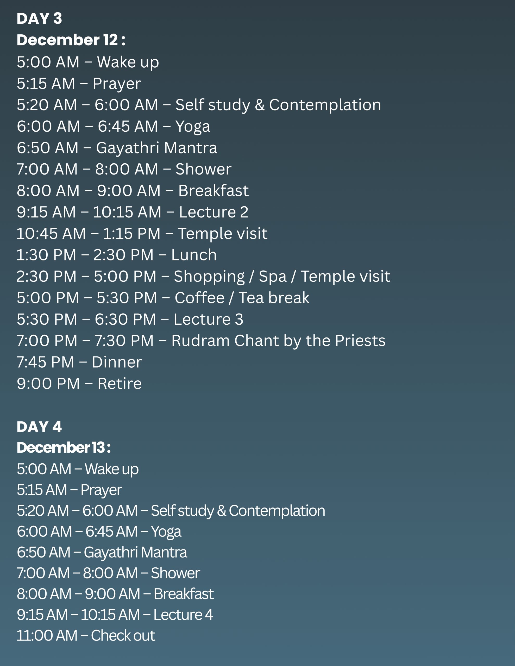 Spiritual Intensive Retreat | KASI PRANAM | Avantika by Ganges | Dec-26 | SA Sreedharan | Mind and Intellect