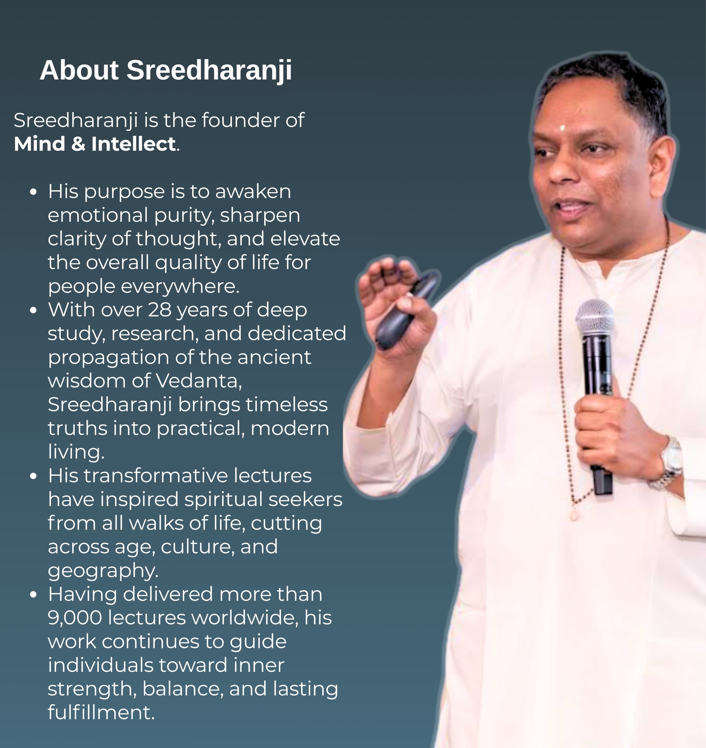 Spiritual Intensive Retreat | KASI PRANAM | Avantika by Ganges | Dec-26 | SA Sreedharan | Mind and Intellect